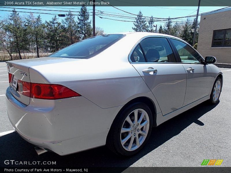 Alabaster Silver Metallic / Ebony Black 2006 Acura TSX Sedan