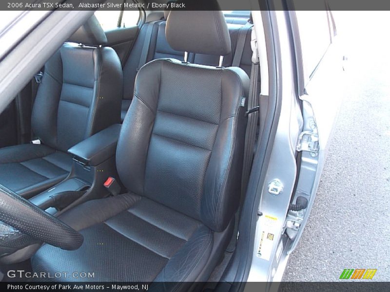 Alabaster Silver Metallic / Ebony Black 2006 Acura TSX Sedan