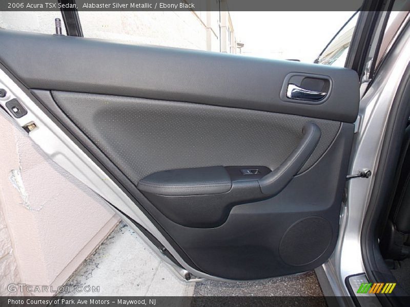 Alabaster Silver Metallic / Ebony Black 2006 Acura TSX Sedan