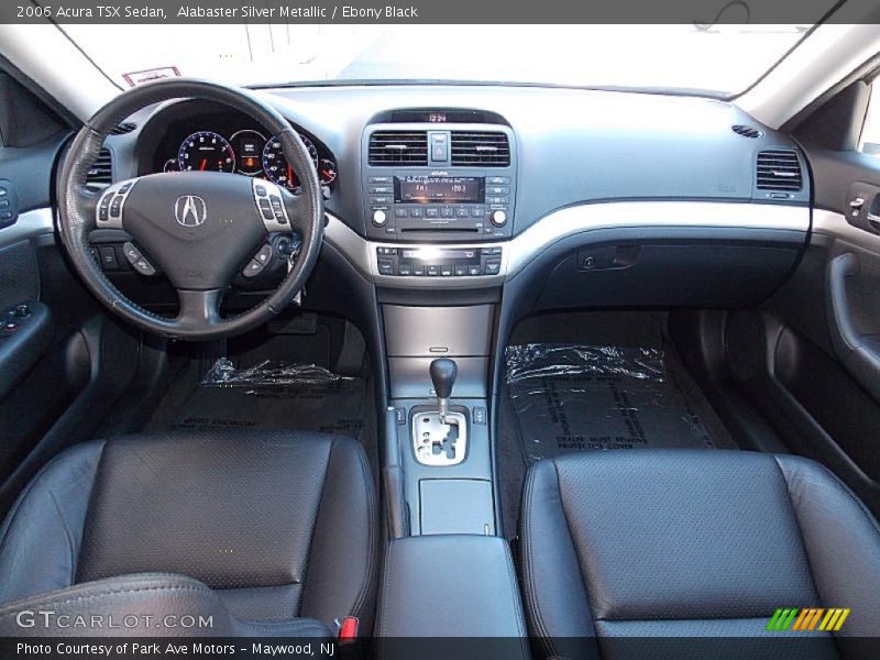 Alabaster Silver Metallic / Ebony Black 2006 Acura TSX Sedan