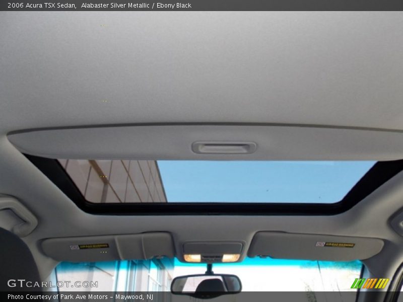 Alabaster Silver Metallic / Ebony Black 2006 Acura TSX Sedan