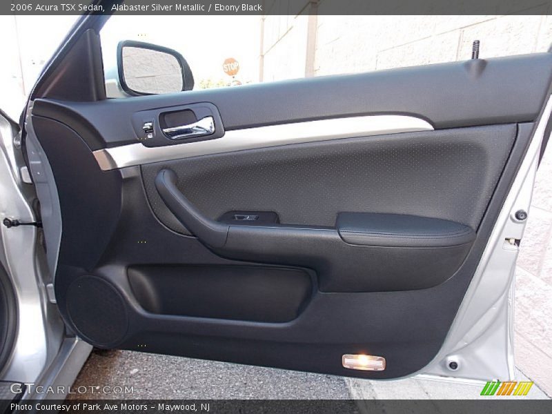 Alabaster Silver Metallic / Ebony Black 2006 Acura TSX Sedan