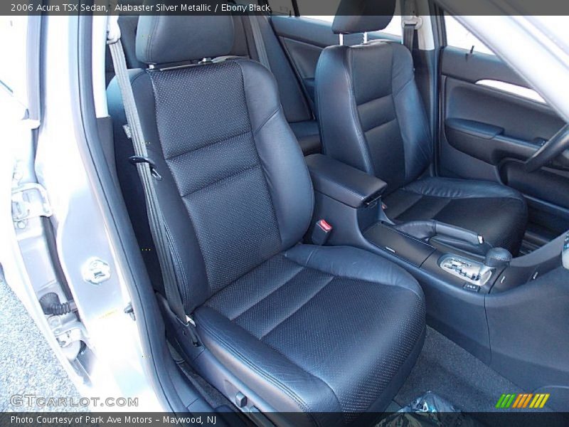 Alabaster Silver Metallic / Ebony Black 2006 Acura TSX Sedan