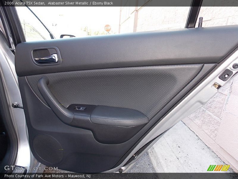 Alabaster Silver Metallic / Ebony Black 2006 Acura TSX Sedan