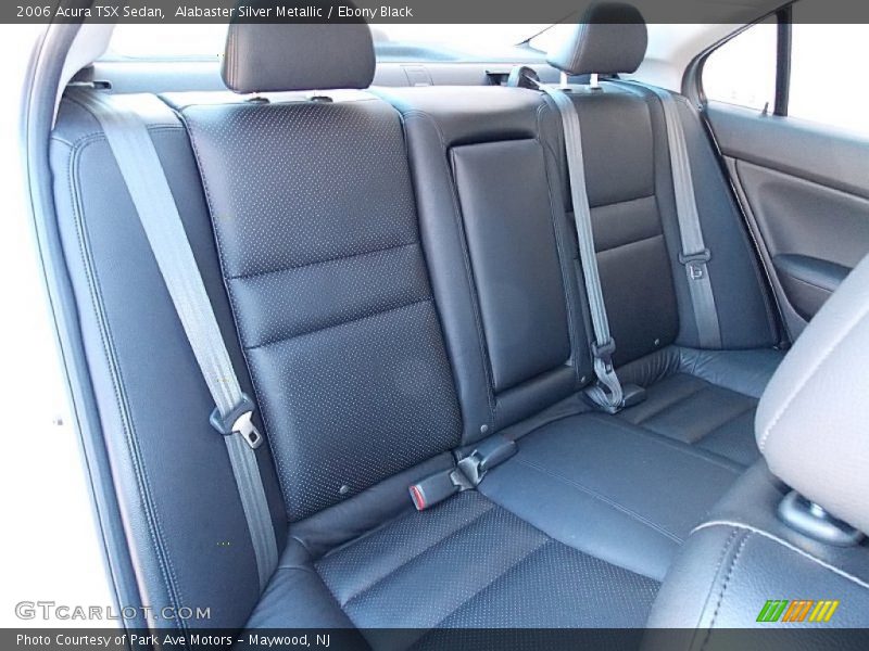 Alabaster Silver Metallic / Ebony Black 2006 Acura TSX Sedan