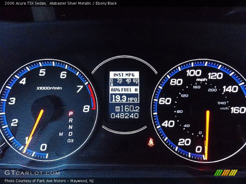 Alabaster Silver Metallic / Ebony Black 2006 Acura TSX Sedan