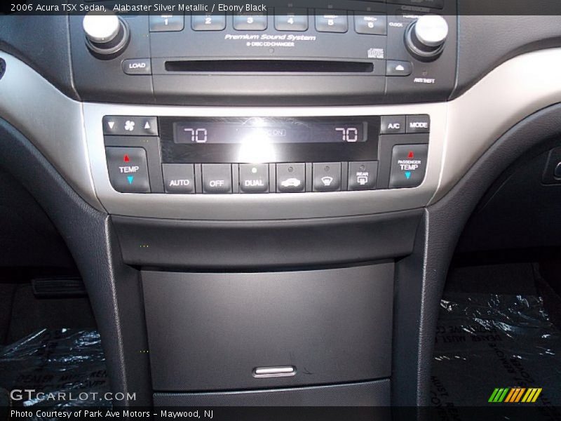 Alabaster Silver Metallic / Ebony Black 2006 Acura TSX Sedan