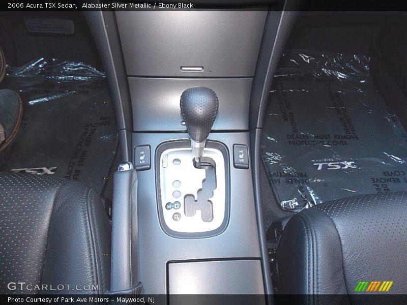 Alabaster Silver Metallic / Ebony Black 2006 Acura TSX Sedan