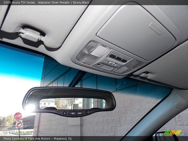 Alabaster Silver Metallic / Ebony Black 2006 Acura TSX Sedan