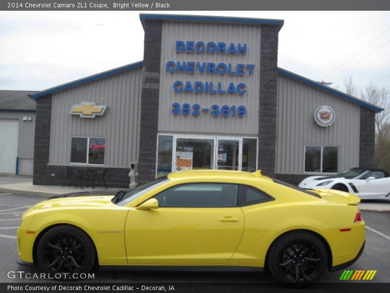 Bright Yellow / Black 2014 Chevrolet Camaro ZL1 Coupe
