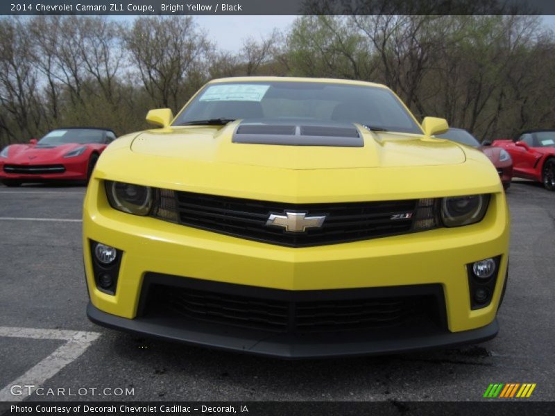 Bright Yellow / Black 2014 Chevrolet Camaro ZL1 Coupe