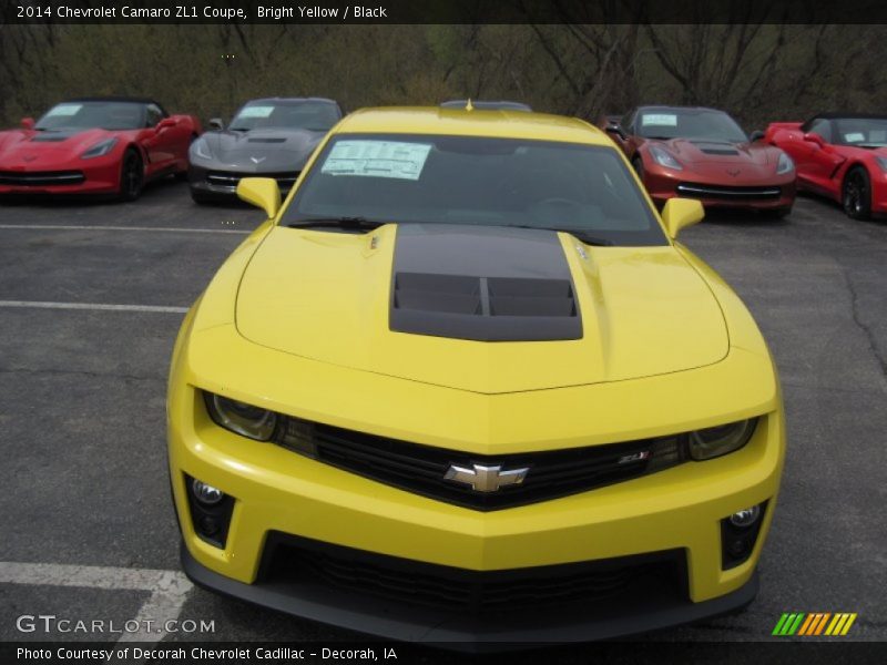 Bright Yellow / Black 2014 Chevrolet Camaro ZL1 Coupe