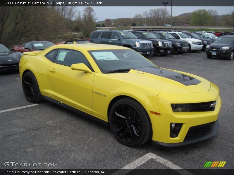 Front 3/4 View of 2014 Camaro ZL1 Coupe