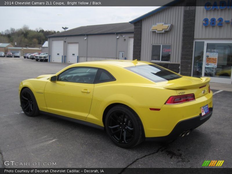 Bright Yellow / Black 2014 Chevrolet Camaro ZL1 Coupe