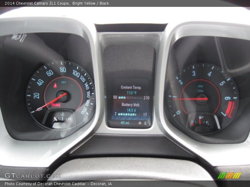  2014 Camaro ZL1 Coupe ZL1 Coupe Gauges