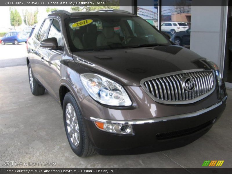 Cocoa Metallic / Cashmere/Cocoa 2011 Buick Enclave CXL