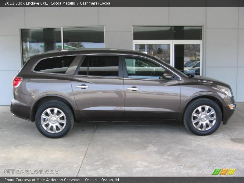 Cocoa Metallic / Cashmere/Cocoa 2011 Buick Enclave CXL