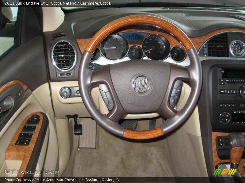 Cocoa Metallic / Cashmere/Cocoa 2011 Buick Enclave CXL