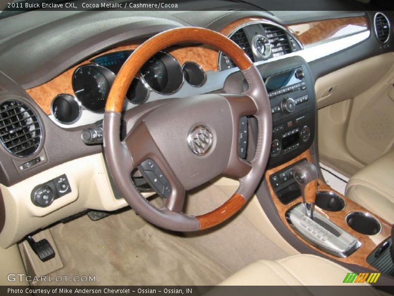 Cocoa Metallic / Cashmere/Cocoa 2011 Buick Enclave CXL