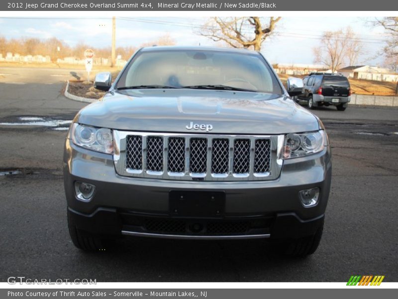 Mineral Gray Metallic / New Saddle/Black 2012 Jeep Grand Cherokee Overland Summit 4x4