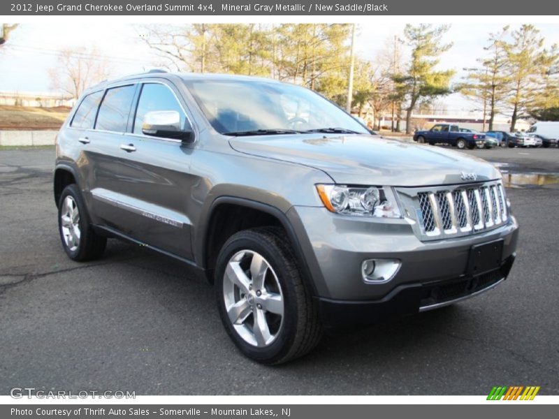 Mineral Gray Metallic / New Saddle/Black 2012 Jeep Grand Cherokee Overland Summit 4x4