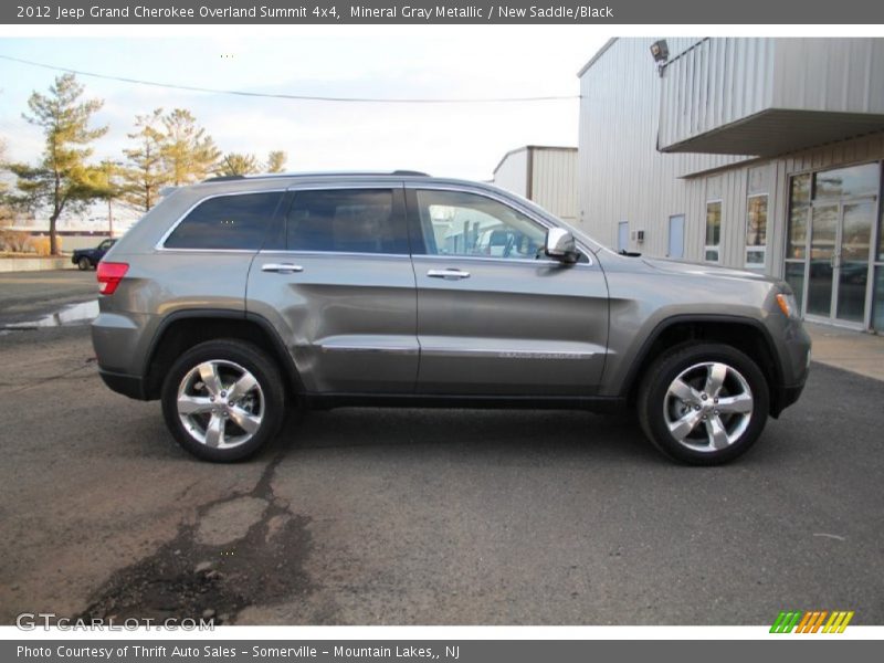 Mineral Gray Metallic / New Saddle/Black 2012 Jeep Grand Cherokee Overland Summit 4x4