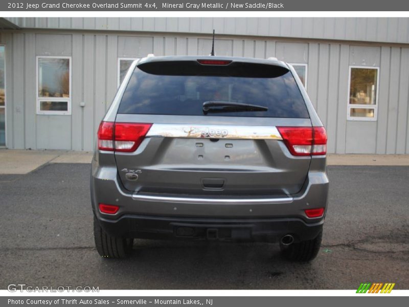 Mineral Gray Metallic / New Saddle/Black 2012 Jeep Grand Cherokee Overland Summit 4x4