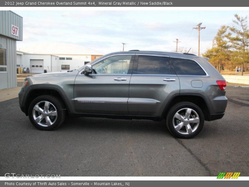 Mineral Gray Metallic / New Saddle/Black 2012 Jeep Grand Cherokee Overland Summit 4x4