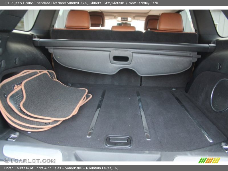 Mineral Gray Metallic / New Saddle/Black 2012 Jeep Grand Cherokee Overland Summit 4x4