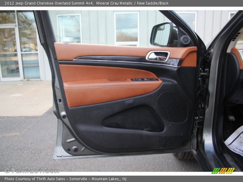 Mineral Gray Metallic / New Saddle/Black 2012 Jeep Grand Cherokee Overland Summit 4x4