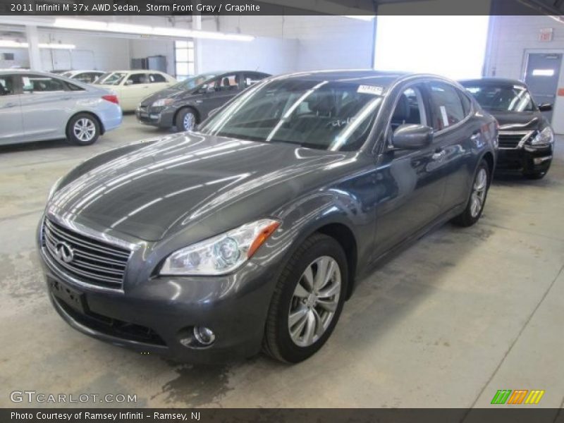 Storm Front Gray / Graphite 2011 Infiniti M 37x AWD Sedan
