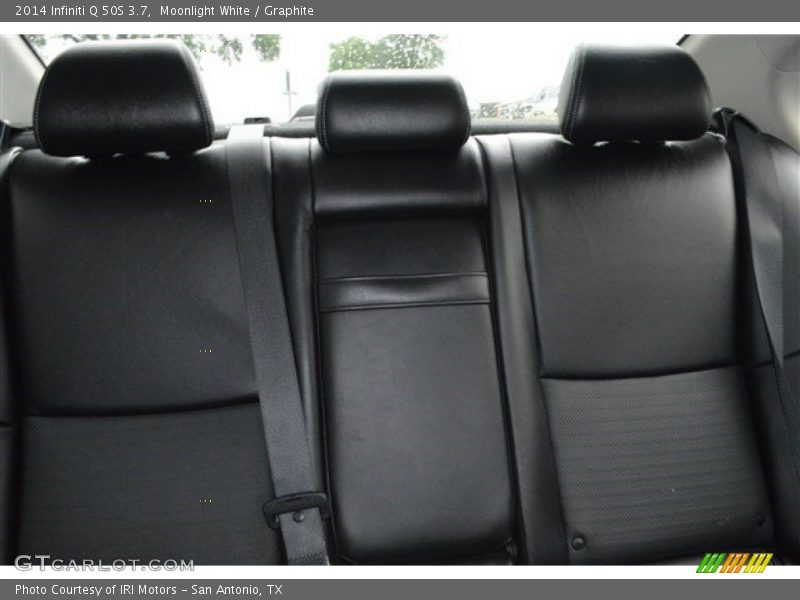 Moonlight White / Graphite 2014 Infiniti Q 50S 3.7
