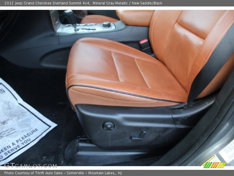 Mineral Gray Metallic / New Saddle/Black 2012 Jeep Grand Cherokee Overland Summit 4x4