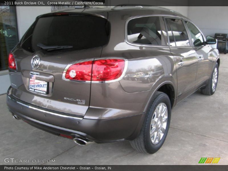 Cocoa Metallic / Cashmere/Cocoa 2011 Buick Enclave CXL