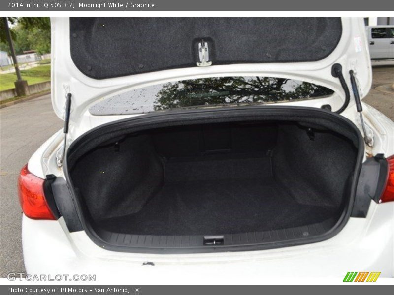 Moonlight White / Graphite 2014 Infiniti Q 50S 3.7