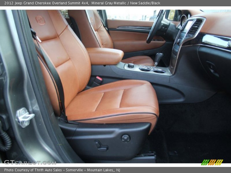 Mineral Gray Metallic / New Saddle/Black 2012 Jeep Grand Cherokee Overland Summit 4x4