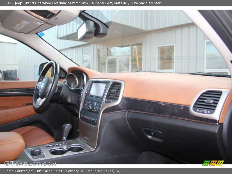 Mineral Gray Metallic / New Saddle/Black 2012 Jeep Grand Cherokee Overland Summit 4x4