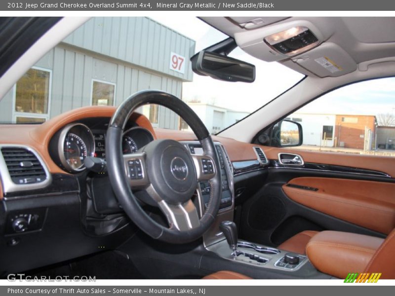 Mineral Gray Metallic / New Saddle/Black 2012 Jeep Grand Cherokee Overland Summit 4x4