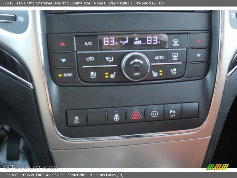 Mineral Gray Metallic / New Saddle/Black 2012 Jeep Grand Cherokee Overland Summit 4x4