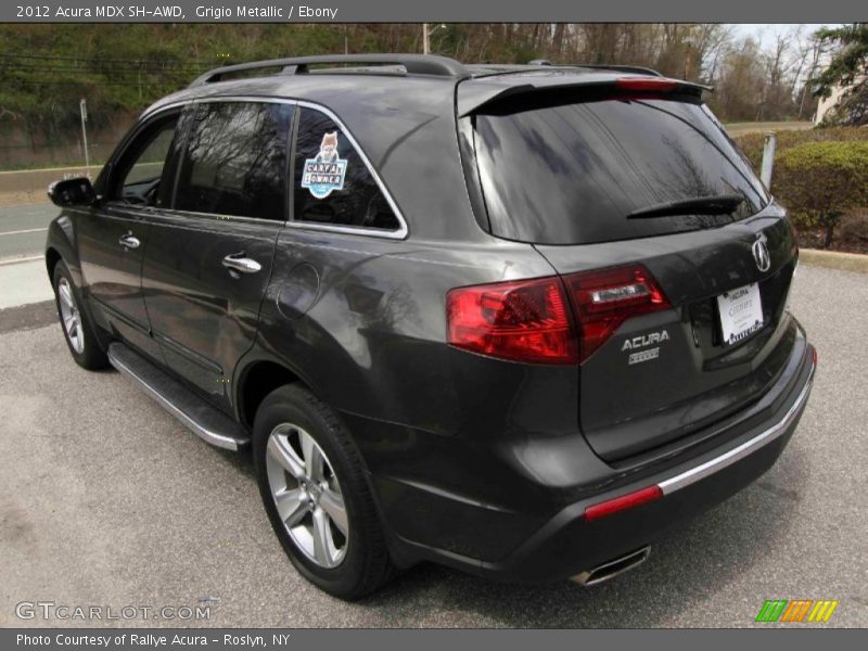 Grigio Metallic / Ebony 2012 Acura MDX SH-AWD
