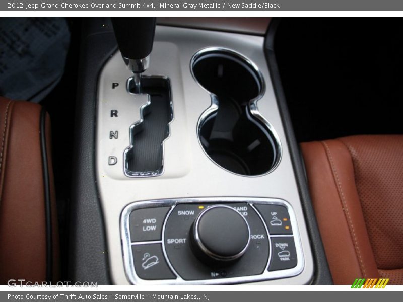 Mineral Gray Metallic / New Saddle/Black 2012 Jeep Grand Cherokee Overland Summit 4x4