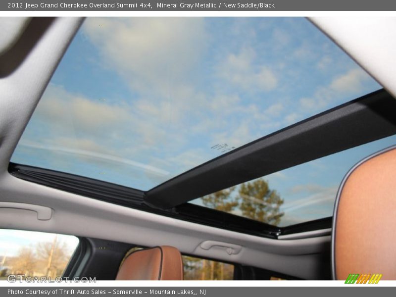 Mineral Gray Metallic / New Saddle/Black 2012 Jeep Grand Cherokee Overland Summit 4x4