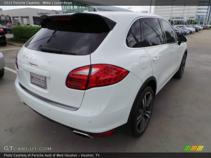 White / Luxor Beige 2013 Porsche Cayenne