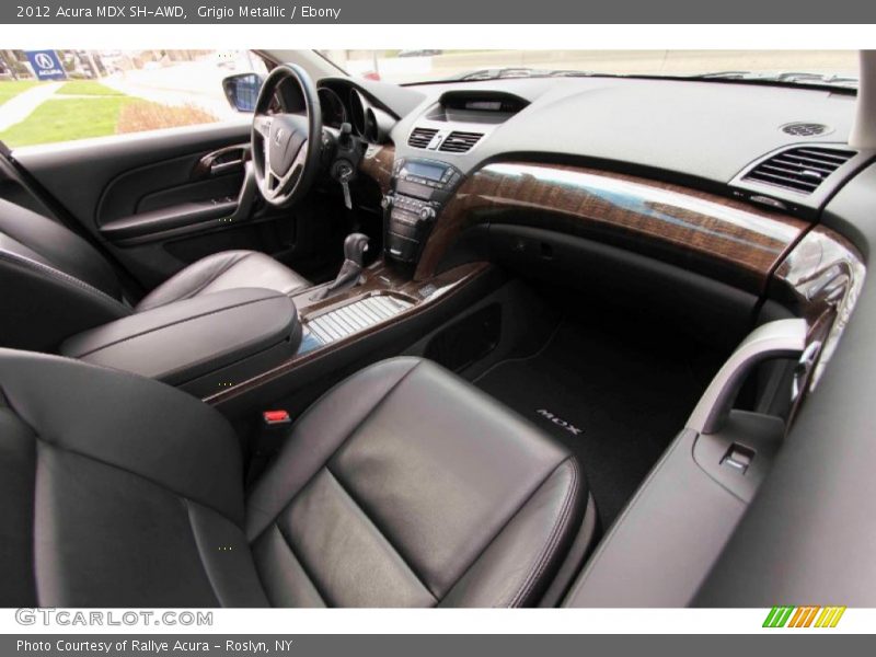 Grigio Metallic / Ebony 2012 Acura MDX SH-AWD