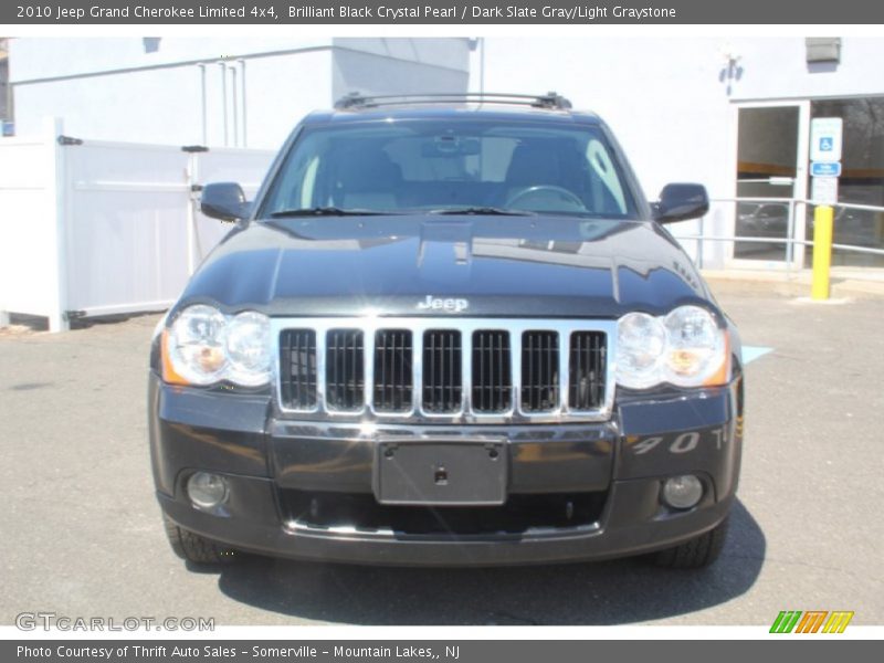 Brilliant Black Crystal Pearl / Dark Slate Gray/Light Graystone 2010 Jeep Grand Cherokee Limited 4x4