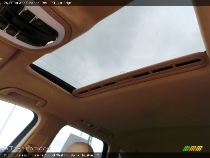 White / Luxor Beige 2013 Porsche Cayenne