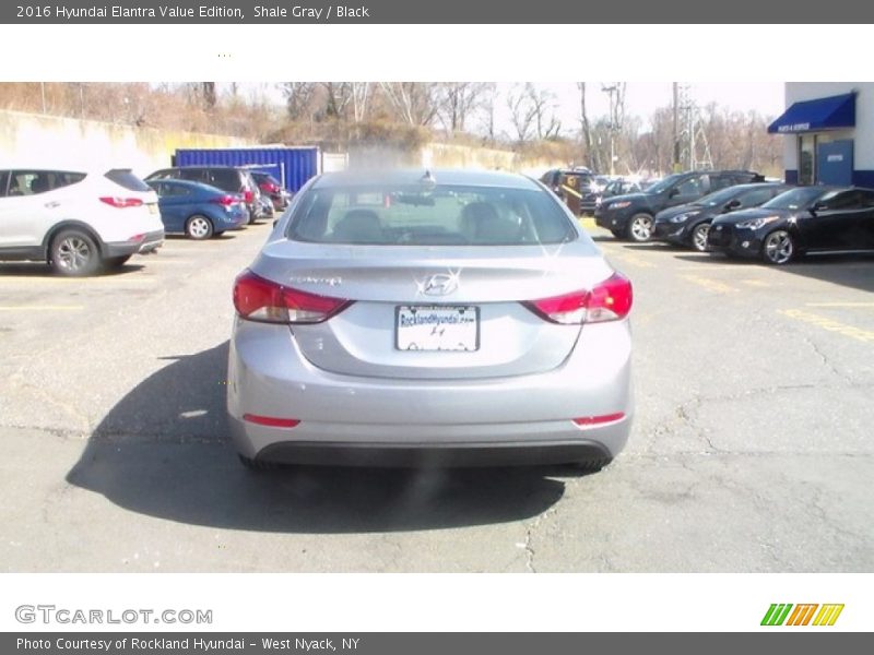 Shale Gray / Black 2016 Hyundai Elantra Value Edition