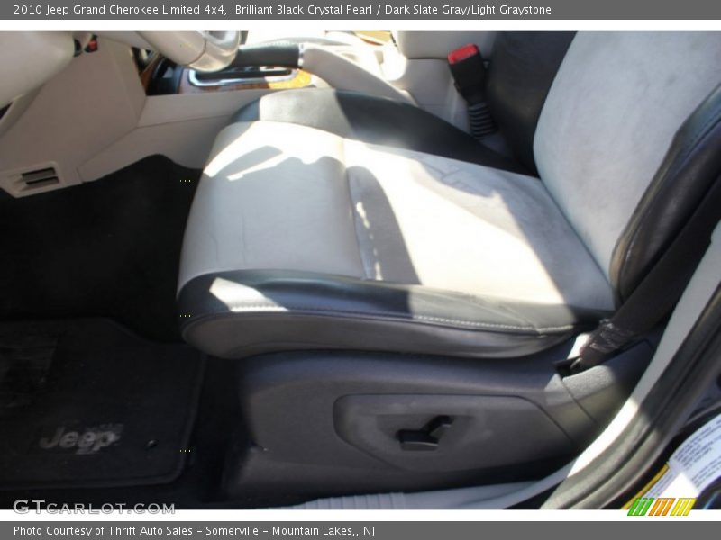Brilliant Black Crystal Pearl / Dark Slate Gray/Light Graystone 2010 Jeep Grand Cherokee Limited 4x4