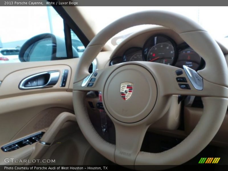 White / Luxor Beige 2013 Porsche Cayenne