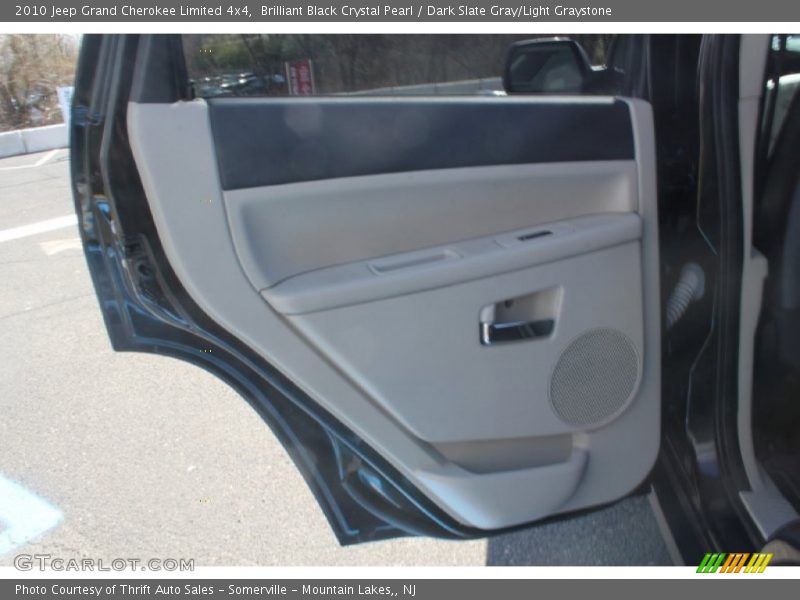 Brilliant Black Crystal Pearl / Dark Slate Gray/Light Graystone 2010 Jeep Grand Cherokee Limited 4x4